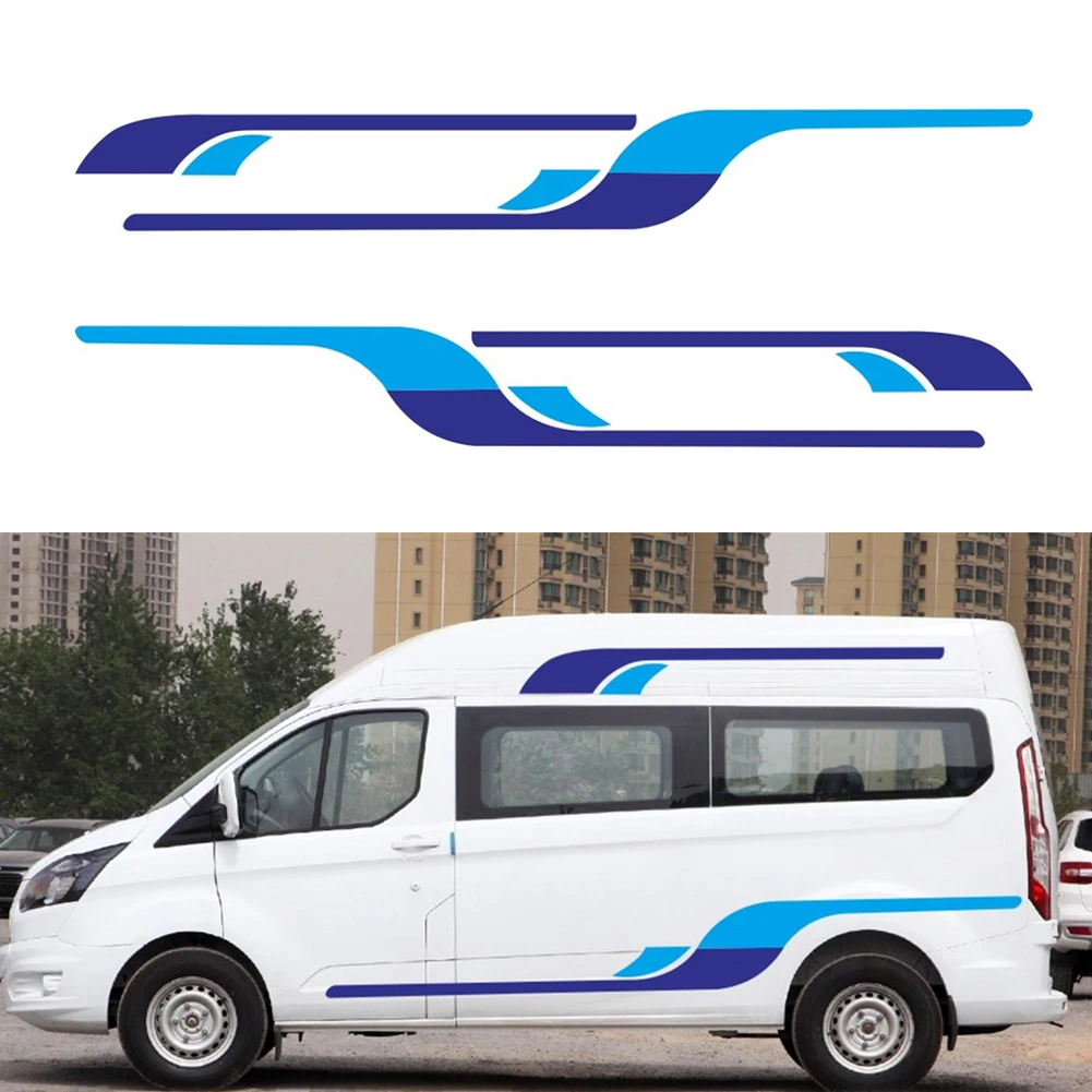 4Pcs RV Stripe Decoration Body Stickers Decals Door Panel Bumper Graphic Stickers Car Styling Vinyl Decals for Camper RV Trailer
4Pcs RV Stripe Decoration Body Stickers Decals Door Panel Bumper Graphic Stickers Car Styling Vinyl Decals for Camper RV Trailer
