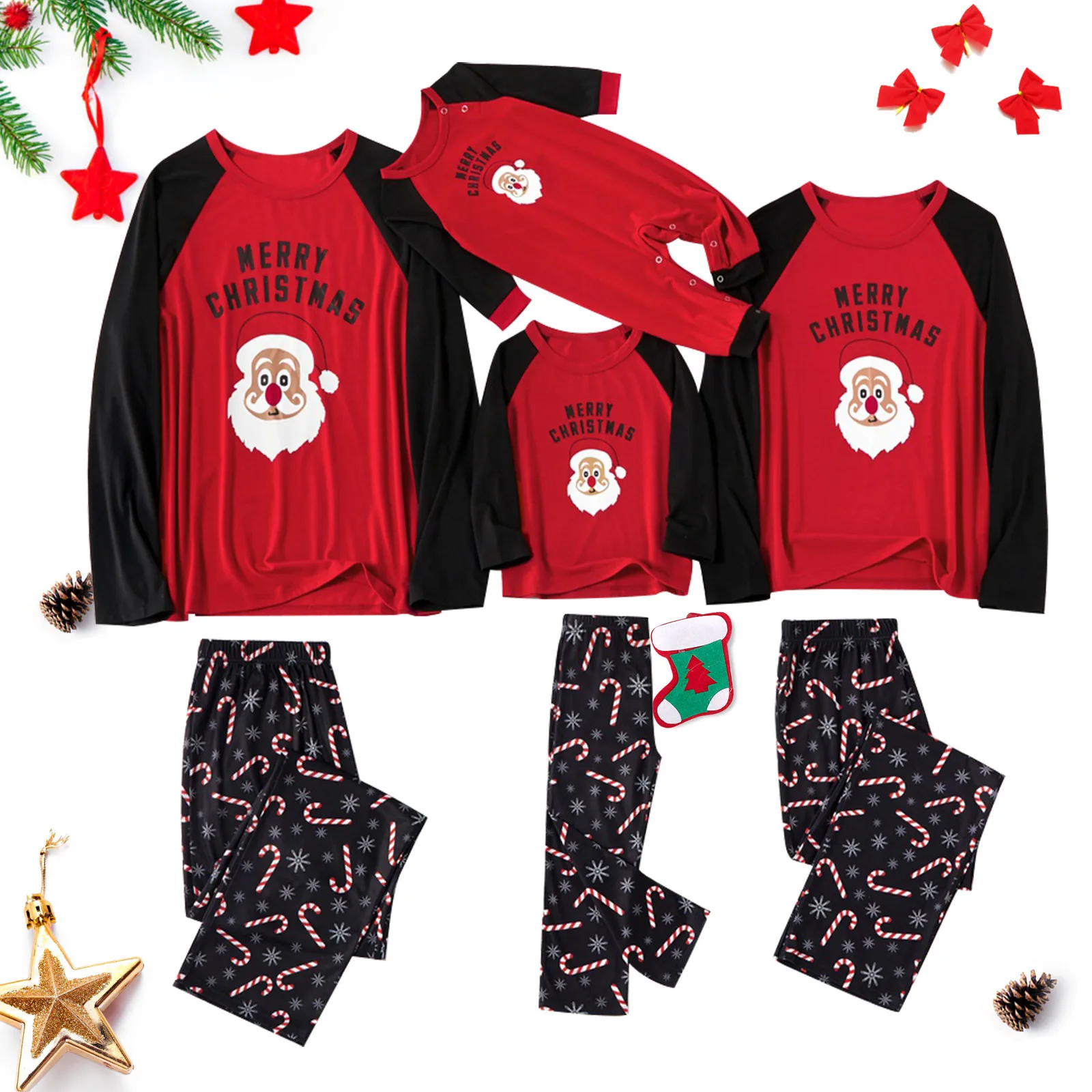 Women Mom Christmas Family Pajamas Matching Sleepwear Tops Blouse Pants Set Matching Outfits Sleepwear Matching Clothes#8
Women Mom Christmas Family Pajamas Matching Sleepwear Tops Blouse Pants Set Matching Outfits Sleepwear Matching Clothes#8