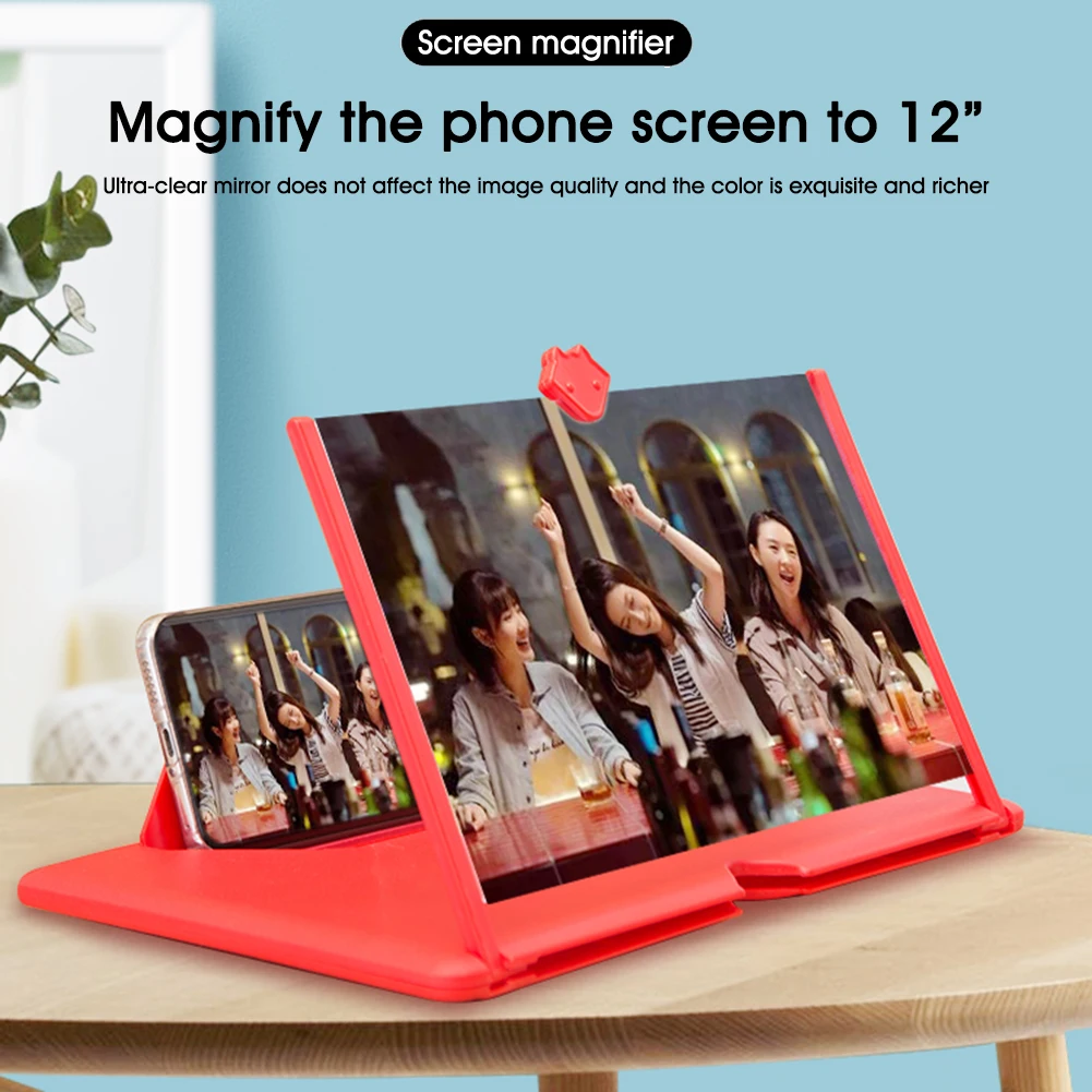 HD Phone Screen Magnifier Anti-radiation 3D Foldable Amplifier Stand Bracket with Movie Game Live Magnifying Folding Holder 12''
HD Phone Screen Magnifier Anti-radiation 3D Foldable Amplifier Stand Bracket with Movie Game Live Magnifying Folding Holder 12''