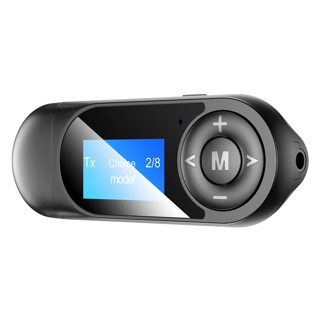LCD USB Bluetooth 5.0 Adapter 3.5mm Jack Stereo Audio Receiver and Transmitter Integrated Machine Adapter Hand-free Call
LCD USB Bluetooth 5.0 Adapter 3.5mm Jack Stereo Audio Receiver and Transmitter Integrated Machine Adapter Hand-free Call