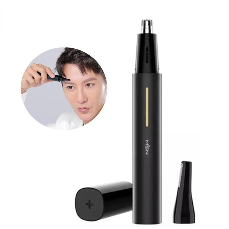 MSN 2in1 Electric Nose Hair Trimmer Portable Nose Hair Temple Eyebrow Shaver Clipper Waterproof Safe Cleaner Tool for Men
MSN 2in1 Electric Nose Hair Trimmer Portable Nose Hair Temple Eyebrow Shaver Clipper Waterproof Safe Cleaner Tool for Men