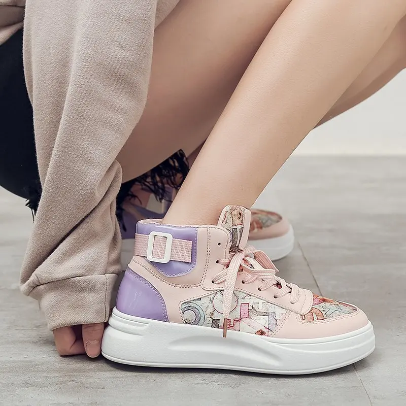 Women Sneakers Chunky Brand Designers Woman Casual Old Dad Shoes Platform Female Sports Lace-Up Vulcanized Shoes 
Women Sneakers Chunky Brand Designers Woman Casual Old Dad Shoes Platform Female Sports Lace-Up Vulcanized Shoes