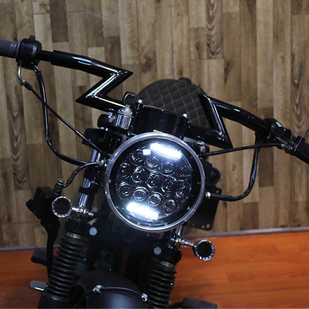 Retro Motorcycle 7 inch LED Headlamp Vintage Motorbike Cars Lamp Aluminum Alloy Headlight Modified Front Light with Outer Ring
Retro Motorcycle 7 inch LED Headlamp Vintage Motorbike Cars Lamp Aluminum Alloy Headlight Modified Front Light with Outer Ring
