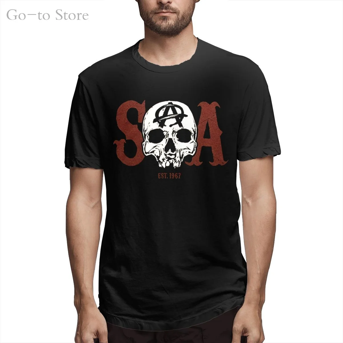 Reaper T- Shirt Back Printed Sons Of Anarchy Red Hip Hop Cotton Short O-neck Regular Broadcloth Cn(origin)
Reaper T- Shirt Back Printed Sons Of Anarchy Red Hip Hop Cotton Short O-neck Regular Broadcloth Cn(origin)
