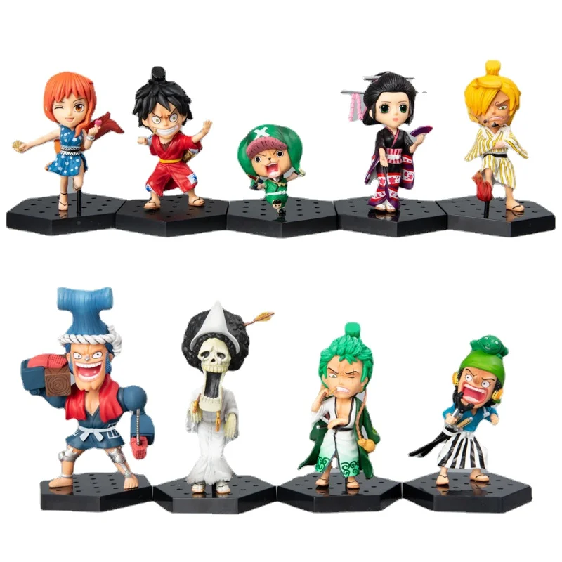One Piece Wano Country Luffy Chopper Sauron Nami Sanji Usopp Frankie 7-13cm Model Anime Characters Children's Toy Christmas Gift
One Piece Wano Country Luffy Chopper Sauron Nami Sanji Usopp Frankie 7-13cm Model Anime Characters Children's Toy Christmas Gift