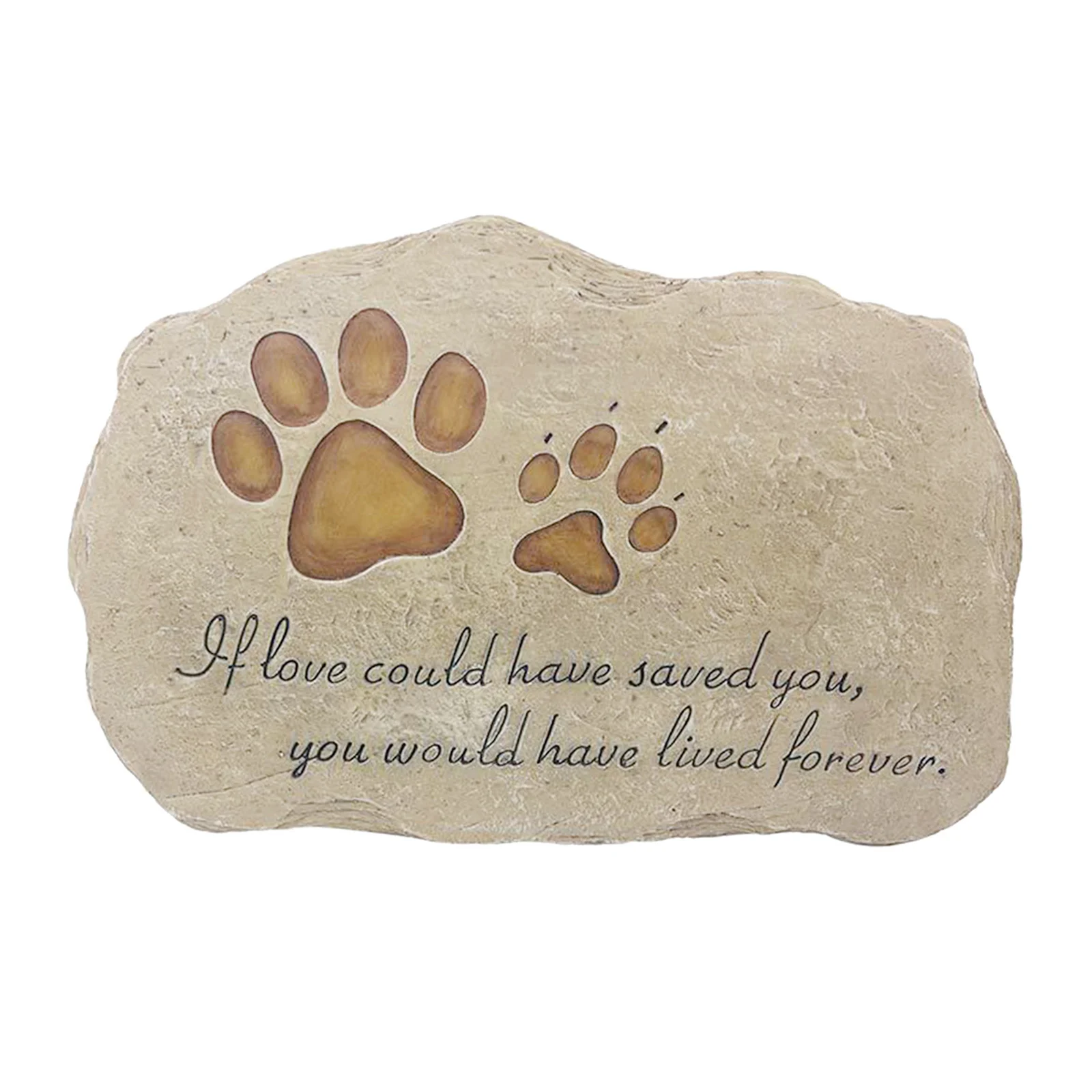 Paw Print Pet Memorial Stone Grave Marker Puppy Backyard Tombstone Sympathy
Paw Print Pet Memorial Stone Grave Marker Puppy Backyard Tombstone Sympathy