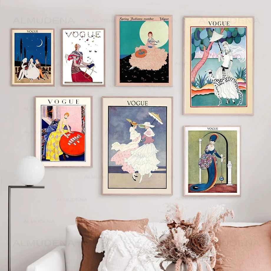 Vintage Vogue Figure Woman Poster Retro Nordic Canvas Painting Modular Wall Art Pictures for Living Room Home Decoration
Vintage Vogue Figure Woman Poster Retro Nordic Canvas Painting Modular Wall Art Pictures for Living Room Home Decoration