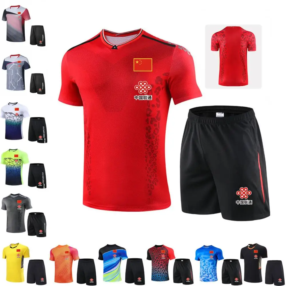 NTW CHINA Flag Men Women Tennis Shirt Short Set , Boys Badminton Jerseys Suits , Girls Table Tennis T shirts Clothing Sport Kits
NTW CHINA Flag Men Women Tennis Shirt Short Set , Boys Badminton Jerseys Suits , Girls Table Tennis T shirts Clothing Sport Kits