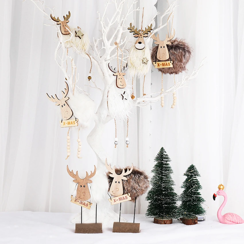 New Christmas Ornaments Christmas Tree Pendant Elk Wooden Pendant Creative Christmas Plush Elk Pendant Christmas Gift
New Christmas Ornaments Christmas Tree Pendant Elk Wooden Pendant Creative Christmas Plush Elk Pendant Christmas Gift