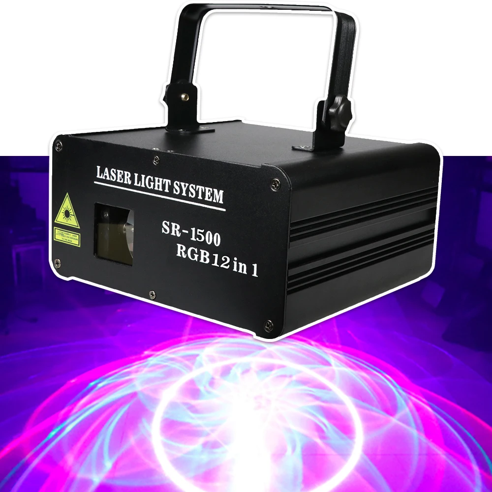Laser Light Animation1.5W RGB 12IN1 Pattern Laser Projector Outdoor DJ Disco Stage Effect Lighting Scanning Beam Bar Party Lamp
Laser Light Animation1.5W RGB 12IN1 Pattern Laser Projector Outdoor DJ Disco Stage Effect Lighting Scanning Beam Bar Party Lamp