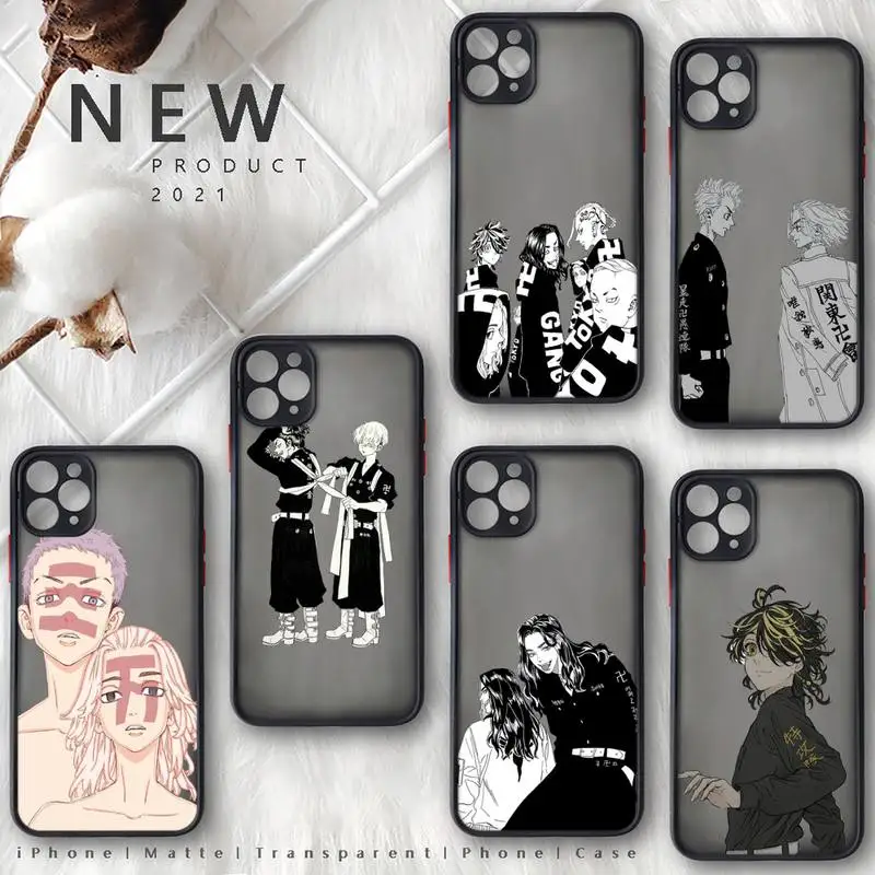Tokyo Revengers Phone Case Matte Transparent for iphone 11 12 pro mini XS XR X max 7 8 plus TPU Mobile bags
Tokyo Revengers Phone Case Matte Transparent for iphone 11 12 pro mini XS XR X max 7 8 plus TPU Mobile bags