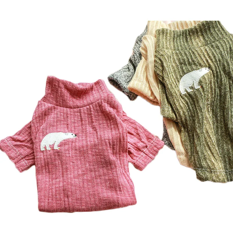 Soft Puppy Clothes Dog Tshirt Sweatshirt For Small Dogs Bichon Chiwawa Dog Costume Turtleneck Sweater Cat Hoodie Bottoming Shirt
Soft Puppy Clothes Dog Tshirt Sweatshirt For Small Dogs Bichon Chiwawa Dog Costume Turtleneck Sweater Cat Hoodie Bottoming Shirt