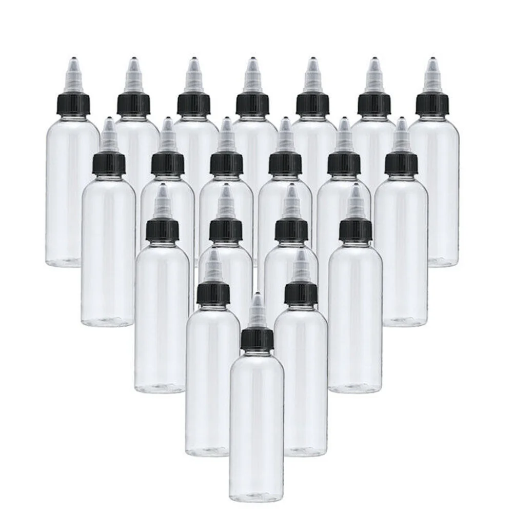 20pcs 100ml Clear Twist Top Empty Bottles Plastic Nozzle Dropper Caps Spout Liquid Bottle
20pcs 100ml Clear Twist Top Empty Bottles Plastic Nozzle Dropper Caps Spout Liquid Bottle