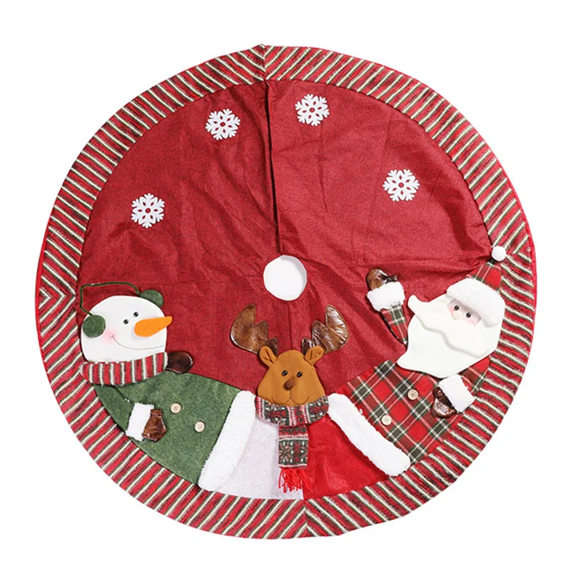 Christmas Tree Skirt Cute Santa and Snowman Dolls Design Tree Skirt Plush Xmas Tree Skirt Tree Decoration for Christmas HG99
Christmas Tree Skirt Cute Santa and Snowman Dolls Design Tree Skirt Plush Xmas Tree Skirt Tree Decoration for Christmas HG99