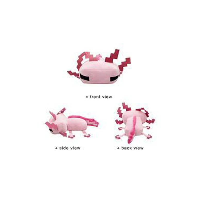 30cm Pink Axolotl Toy Stuffed Doll Figure Toys Kids Adults Plushie Gamer Gift Decoration | Игрушки и хобби
