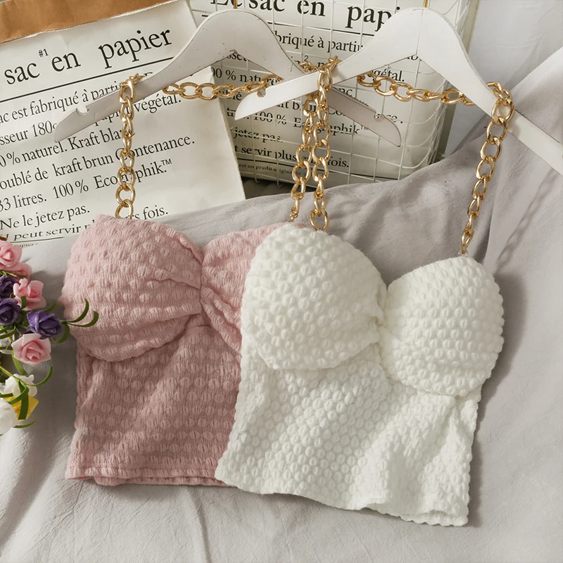 Halter crop tops sequins off shoulder camisole dot embroidery sleeveless tank top women built in bra solid color sling cami hot
Halter crop tops sequins off shoulder camisole dot embroidery sleeveless tank top women built in bra solid color sling cami hot