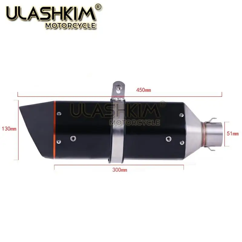 Motorcycle Full Exhaust Muffler Middle Link Pipe Full System Slip On For kawasaki ER6N ER6F NINJA650R Ninja650 Z650 2012-2018
Motorcycle Full Exhaust Muffler Middle Link Pipe Full System Slip On For kawasaki ER6N ER6F NINJA650R Ninja650 Z650 2012-2018