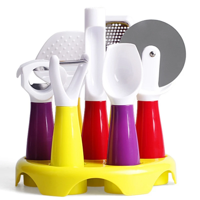 Набор кухонных инструментов, стандартный пластиковый кухонный набор инструментов, нож для пиццы, лопатка для пиццы, наборы посуды (8 шт./комп...
Набор кухонных инструментов, стандартный пластиковый кухонный набор инструментов, нож для пиццы, лопатка для пиццы, наборы посуды (8 шт./комп...