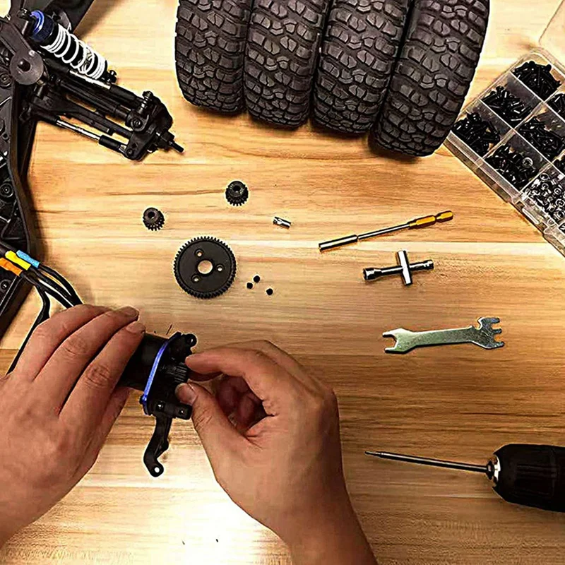 1set Metal Spur 54T Gear for Traxxas Slash 4X4 Stampede & 4Pcs 150mm 1/8 Truggy Monster Truck Wheels Tires for Redcat
1set Metal Spur 54T Gear for Traxxas Slash 4X4 Stampede & 4Pcs 150mm 1/8 Truggy Monster Truck Wheels Tires for Redcat