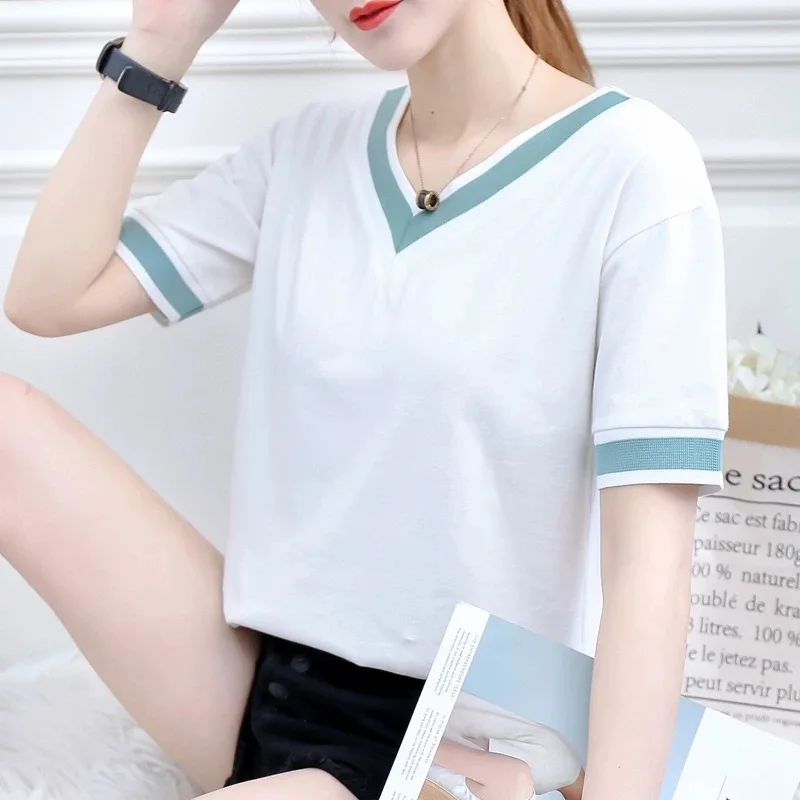 Black T Shirt Women Clothes 2019 Fashion Tee Top Fashion Cotton Ladies beige Tee Shirt 
Black T Shirt Women Clothes 2019 Fashion Tee Top Fashion Cotton Ladies beige Tee Shirt