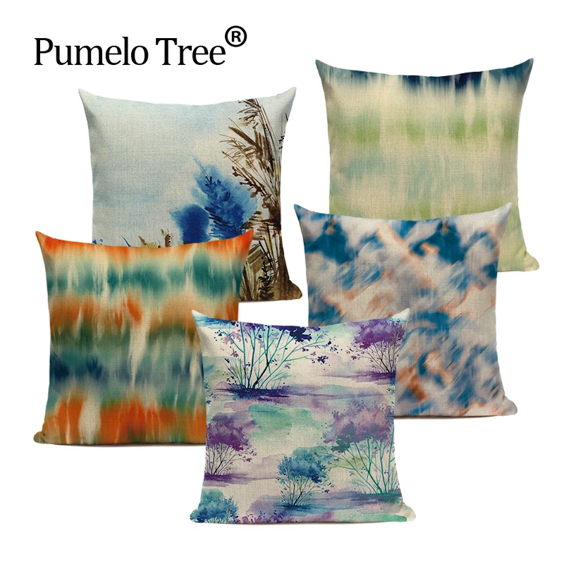 Декоративный чехол для диванной подушки с абстрактным принтом
Декоративный чехол для диванной подушки с абстрактным принтом