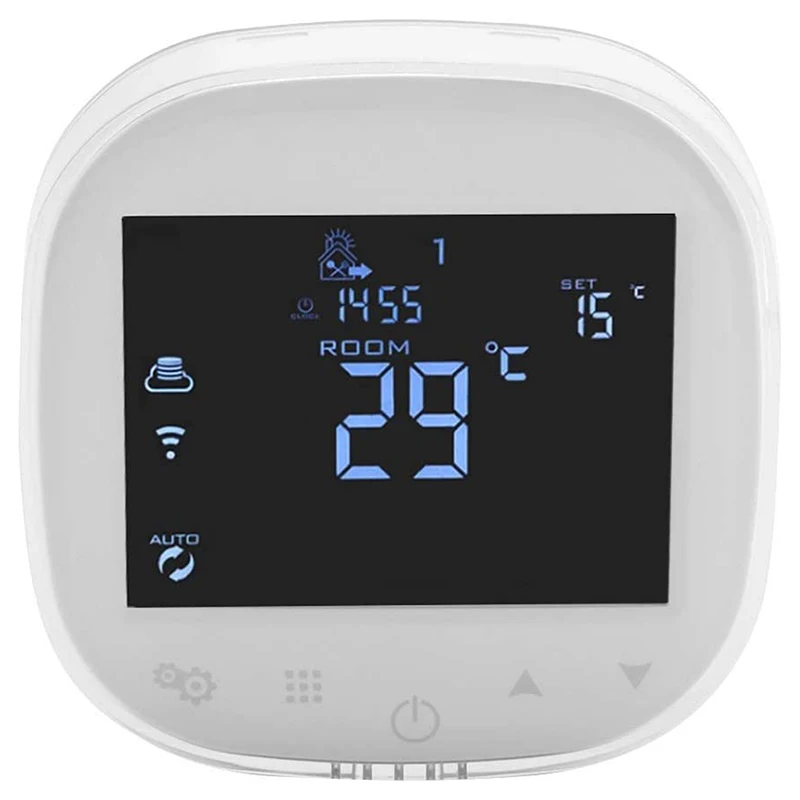 Wifi Programmable Thermostat For Home Digital Contact Screen Temperature Control Humidity Sensor 90-240V
Wifi Programmable Thermostat For Home Digital Contact Screen Temperature Control Humidity Sensor 90-240V