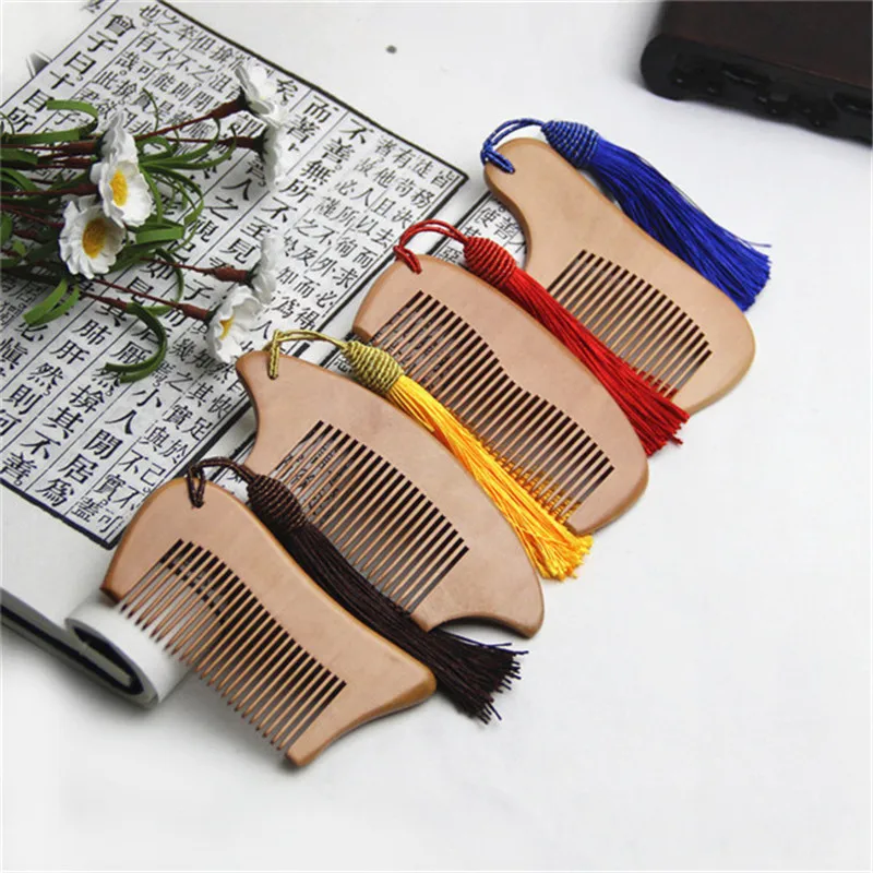 Натуральный расческа из персикового дерева закрыть зубы антистатические массаж головы Уход за волосами Инструменты для Аксессуары Анти-ст... 
Натуральный расческа из персикового дерева закрыть зубы антистатические массаж головы Уход за волосами Инструменты для Аксессуары Анти-ст...