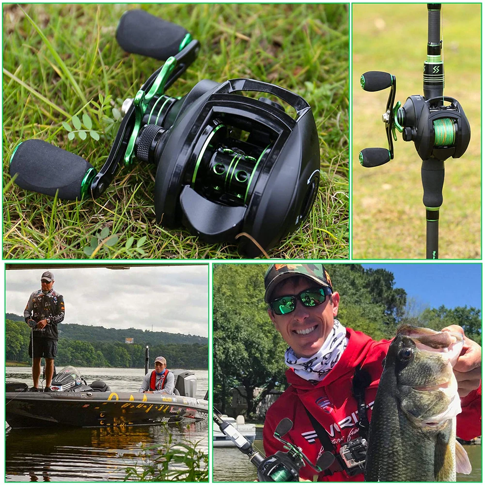Reel 8.1:1 12+1BB Bass Fishing Reel 8KG Max Drag Left Right Hand Reel Reinforced Nylon Body White Bass
Reel 8.1:1 12+1BB Bass Fishing Reel 8KG Max Drag Left Right Hand Reel Reinforced Nylon Body White Bass