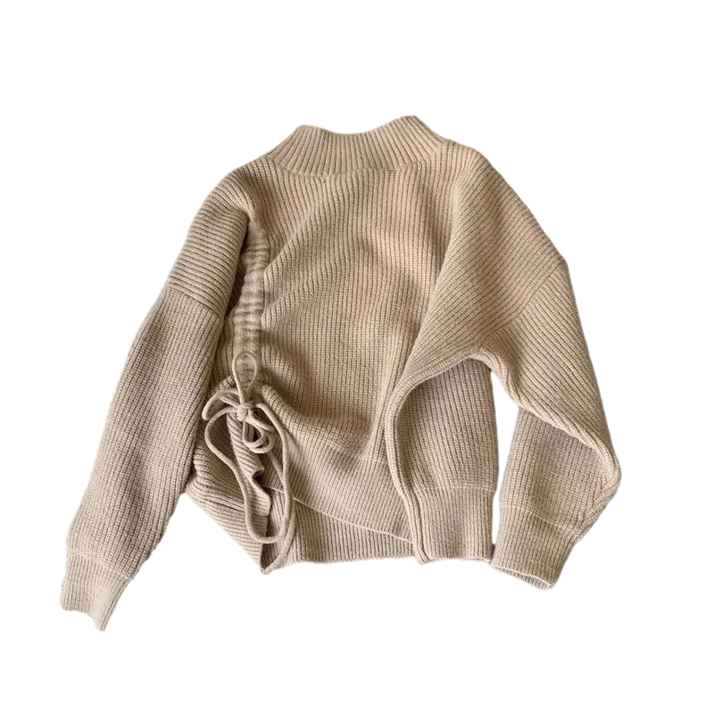 Drawstring Pullover Knitting Sweater 2021 Winter Casual Turtle Neck Loose Soft Minimalist Solid Color Long Sleeve
Drawstring Pullover Knitting Sweater 2021 Winter Casual Turtle Neck Loose Soft Minimalist Solid Color Long Sleeve