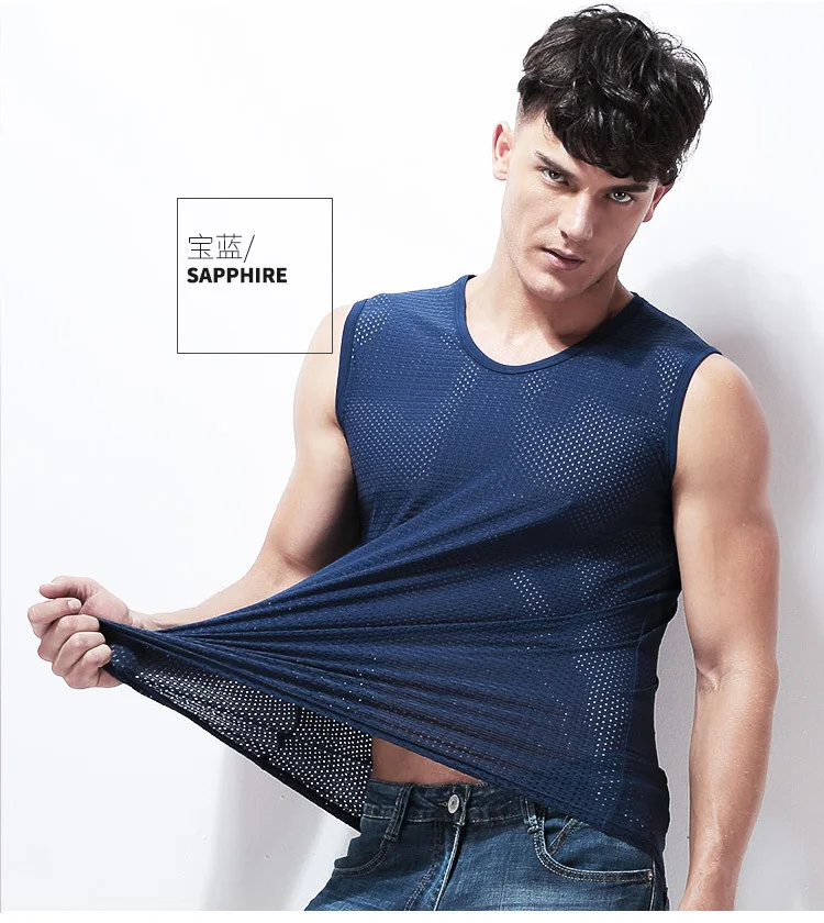 Summer Men Mesh Tank Tops Patchwork Streetwear See Through Sleeveless Sexy Tops V Neck Breathable Casual Vests Men INCERUN L~3XL
Summer Men Mesh Tank Tops Patchwork Streetwear See Through Sleeveless Sexy Tops V Neck Breathable Casual Vests Men INCERUN L~3XL