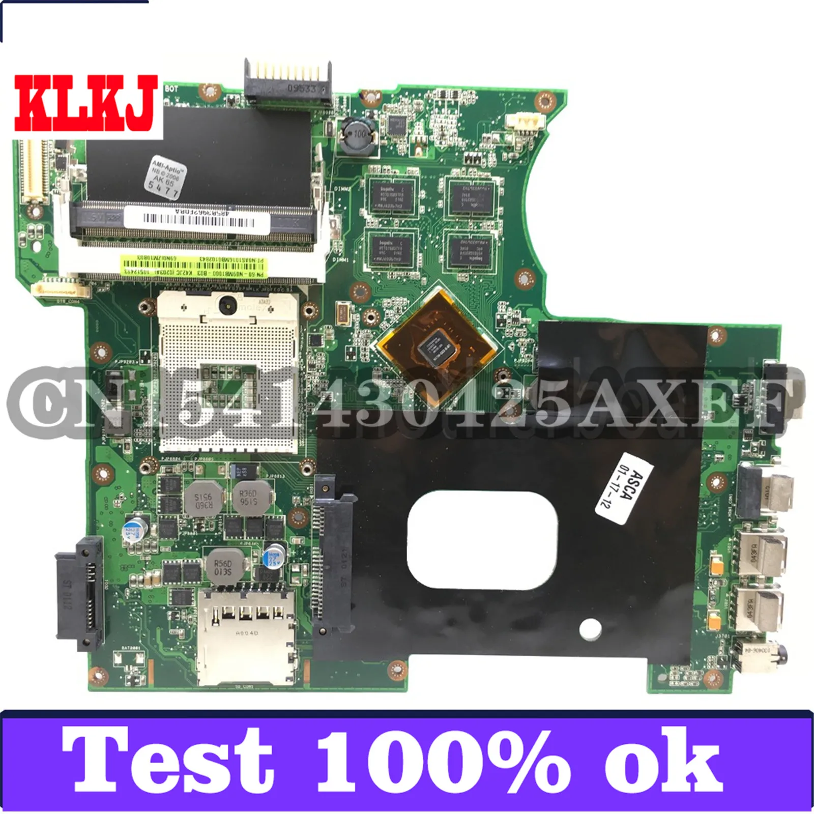 Материнская плата Dinzi K42JC для ноутбука ASUS K42J A42J X42j A40J K42 протестированная