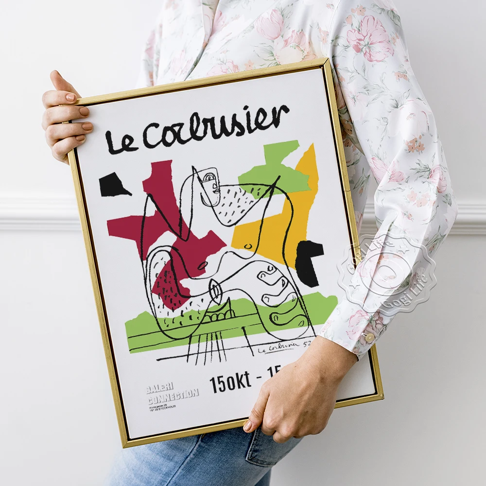 Le Corbusier Exhibition Museum Retro Poster, Connect Gallery Vintage Art Wall Picture, Abstract Lines And Color Blocks Prints
Le Corbusier Exhibition Museum Retro Poster, Connect Gallery Vintage Art Wall Picture, Abstract Lines And Color Blocks Prints