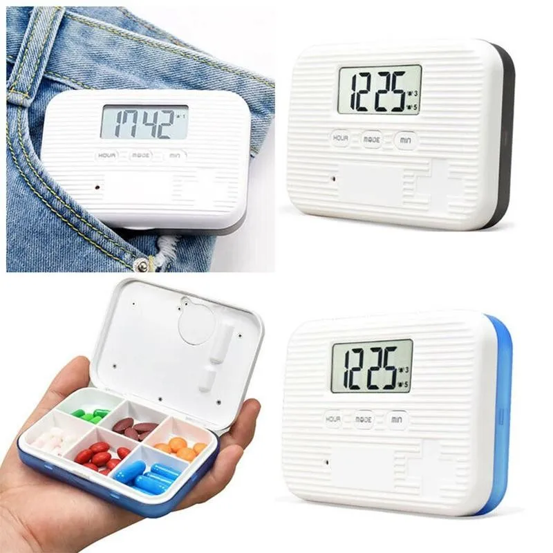 6 Grids Dusproof Mini Portable Pill Box Reminder Drug Timer Hot Organizer Easy Electronic Alarm New to Carry C4E7
6 Grids Dusproof Mini Portable Pill Box Reminder Drug Timer Hot Organizer Easy Electronic Alarm New to Carry C4E7