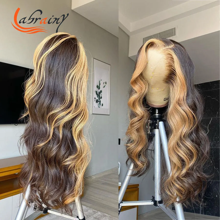 HD Transparent Highlight Honey Blonde Lace Frontal Human Hair Wigs Natural Color Body Wave Wig Pre Plucked Bleached Knots 13x6x1
HD Transparent Highlight Honey Blonde Lace Frontal Human Hair Wigs Natural Color Body Wave Wig Pre Plucked Bleached Knots 13x6x1