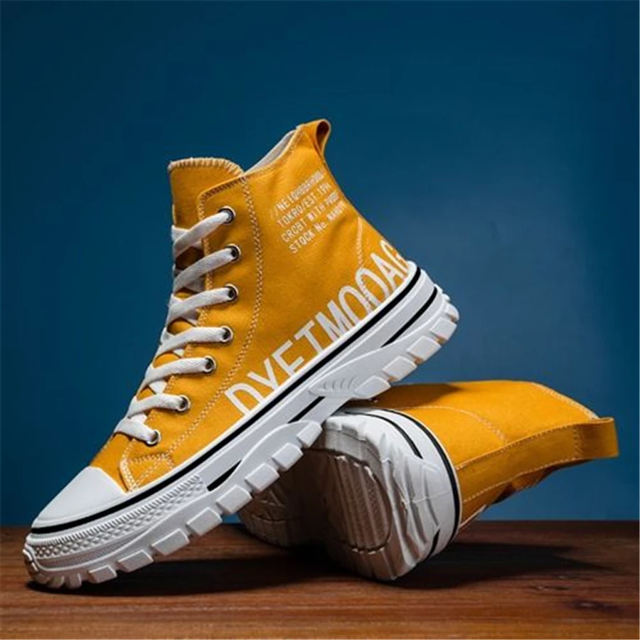 New Men's Casual Canvas Shoes High Top Flat Sports Shoes Men White Sneakers Brand Skateboarding Shoes Espadrilles Chaussure
New Men's Casual Canvas Shoes High Top Flat Sports Shoes Men White Sneakers Brand Skateboarding Shoes Espadrilles Chaussure