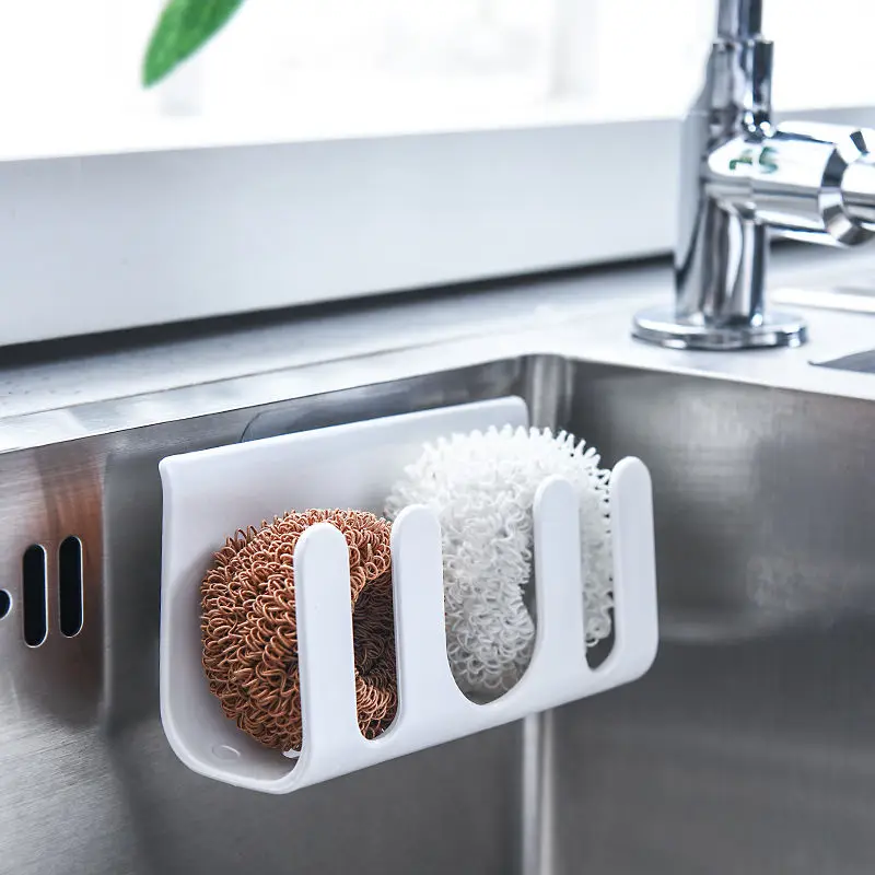 Kitchen Wall Mounted Brief Shelf Organizer Single Sponge Sink Holder Hanging Basket No Installation Shelf
Kitchen Wall Mounted Brief Shelf Organizer Single Sponge Sink Holder Hanging Basket No Installation Shelf