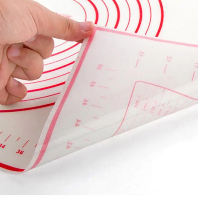 Silicone Pad Durable Non Staining Board Anti-Skid Baking Pad Non Stick Food Grade Rolling Dough Pad Practical Kneading Pad
Silicone Pad Durable Non Staining Board Anti-Skid Baking Pad Non Stick Food Grade Rolling Dough Pad Practical Kneading Pad