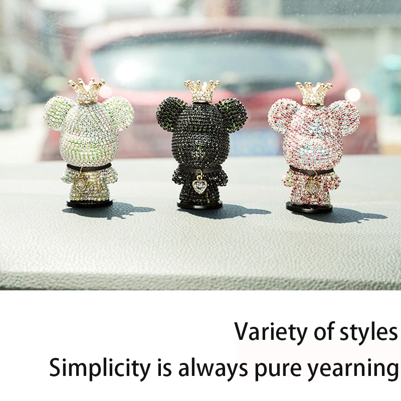 Creative crown diamond cute bear car violence bear fragrance perfume clip air outlet aroma car decoration air fresher cute
Creative crown diamond cute bear car violence bear fragrance perfume clip air outlet aroma car decoration air fresher cute