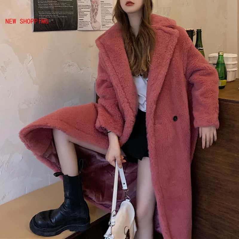Brown Long Teddy Bear Jacket Coat Women Winter 2021 Warm Oversized Hairy Outerwear Overcoat Women Faux Fur Coats Chaquetas Mujer
Brown Long Teddy Bear Jacket Coat Women Winter 2021 Warm Oversized Hairy Outerwear Overcoat Women Faux Fur Coats Chaquetas Mujer