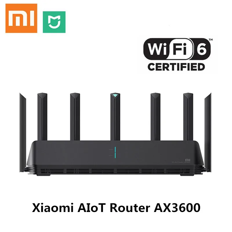 Маршрутизатор Xiaomi AIoT AX3600, Wi-Fi 6 5G, Wi-Fi 6, 600 Мб, двухдиапазонный, 2976 Мб/с, гигабитная шкала, AIoT антенны для более широкого охвата, простая настройк... 
Маршрутизатор Xiaomi AIoT AX3600, Wi-Fi 6 5G, Wi-Fi 6, 600 Мб, двухдиапазонный, 2976 Мб/с, гигабитная шкала, AIoT антенны для более широкого охвата, простая настройк...