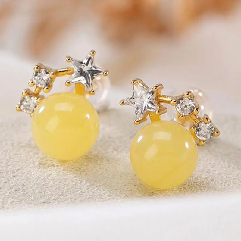 Женские серьги-гвоздики из серебра 100% пробы, с позолотой
Женские серьги-гвоздики из серебра 100% пробы, с позолотой