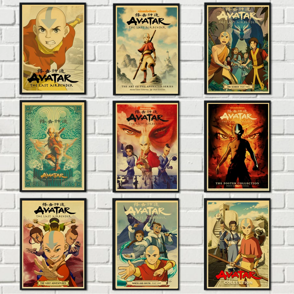 Cartoon The Last Airbender Retro Canvas Painting Wall Art Nordic Posters and Prints Wall Pictures for Living Room Decoration
Cartoon The Last Airbender Retro Canvas Painting Wall Art Nordic Posters and Prints Wall Pictures for Living Room Decoration