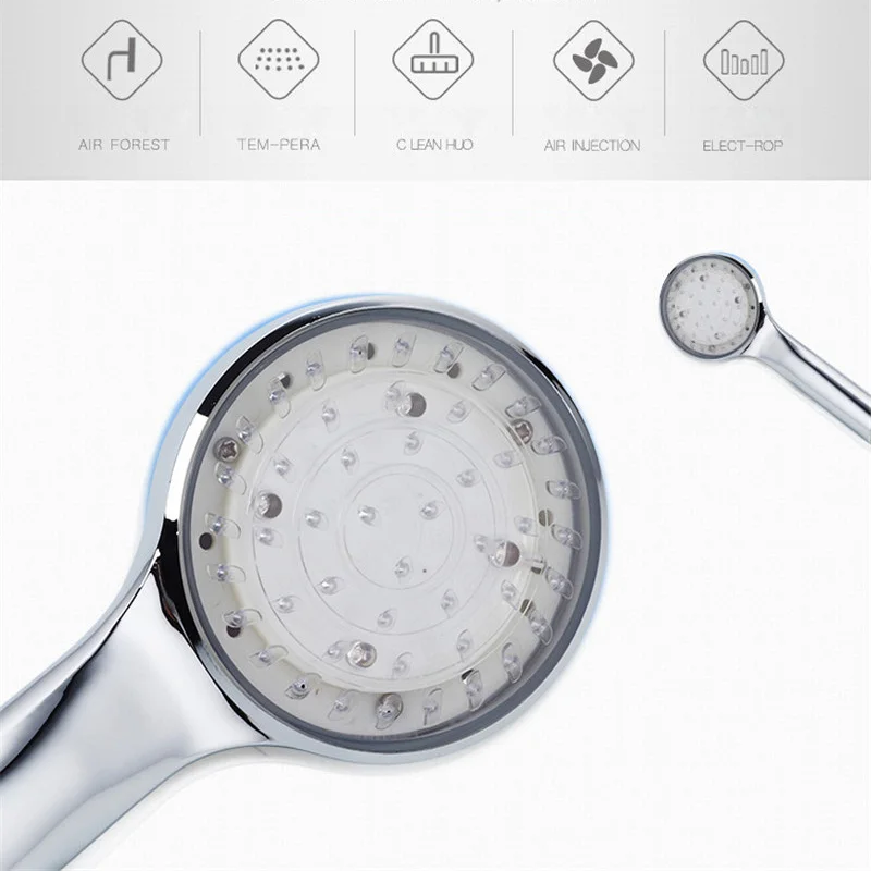 Plastic ABS LED Shower Heads Regendouche Douchette Douche Light Bathroom Accessories Hand Showerheads Ducha LED Shower Head
Plastic ABS LED Shower Heads Regendouche Douchette Douche Light Bathroom Accessories Hand Showerheads Ducha LED Shower Head
