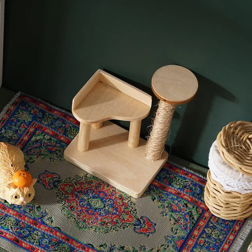 1:12 Doll House Doll House Simulation Model Wood Color Mini Climbing House Supplies Doll a Pocket Cat Accessories Frame E8W6
1:12 Doll House Doll House Simulation Model Wood Color Mini Climbing House Supplies Doll a Pocket Cat Accessories Frame E8W6