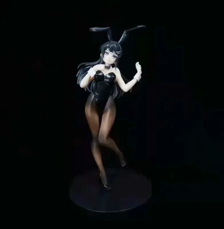 

Anime Rascal Does Not Dream Of Bunny Girl Sakurajima Mai Sister's Dream Rabbit Ears Sexy Girls PVC Action Figure Model Gift 22cm