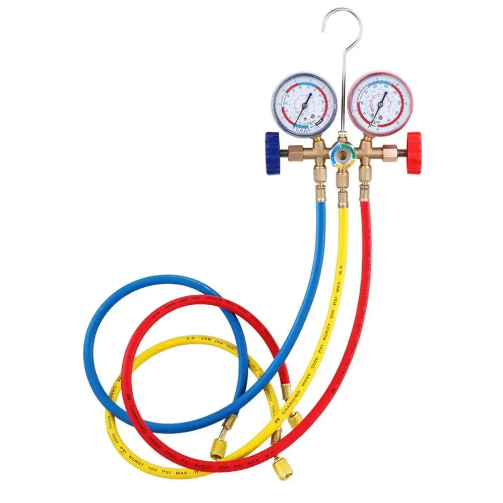Portable Repair Tools Manifold Gauges Set Air Conditioning Household Lightweight Test Diagnostic Refrigeration Pressure Gauge
Portable Repair Tools Manifold Gauges Set Air Conditioning Household Lightweight Test Diagnostic Refrigeration Pressure Gauge