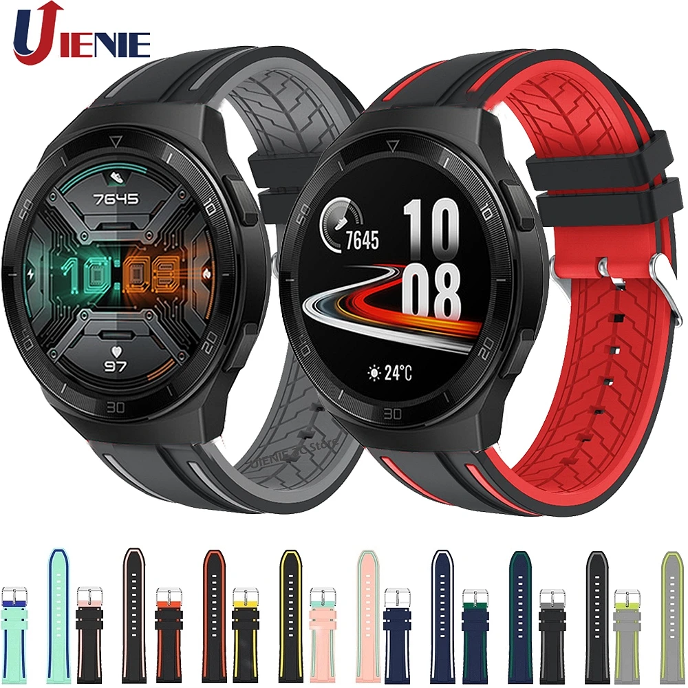 For Gt 2e Band Silicone Watchband Strap for Huawei Watch gt 2e /GT 2 Gt2 46mm Smart Bracelet Sport Wristband Replacement Correa 
For Gt 2e Band Silicone Watchband Strap for Huawei Watch gt 2e /GT 2 Gt2 46mm Smart Bracelet Sport Wristband Replacement Correa