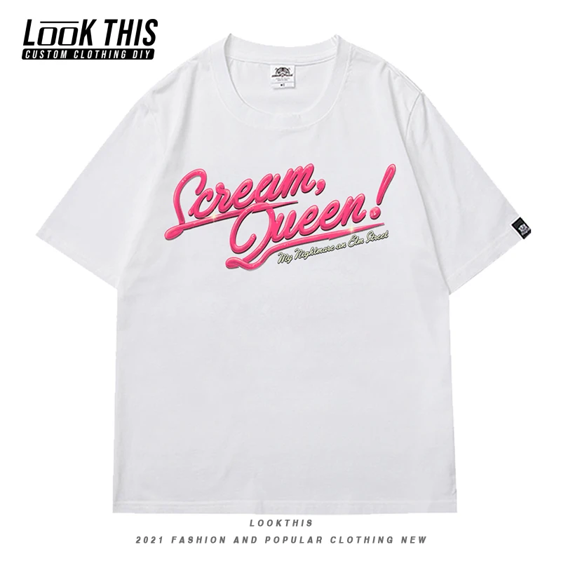 Scream Queens Gothic Print Tops & Tees Womens Short Sleeve T-shirts E Girl Oversized T-shirt 2021 Summer Loose Y2k Streetwear
Scream Queens Gothic Print Tops & Tees Womens Short Sleeve T-shirts E Girl Oversized T-shirt 2021 Summer Loose Y2k Streetwear