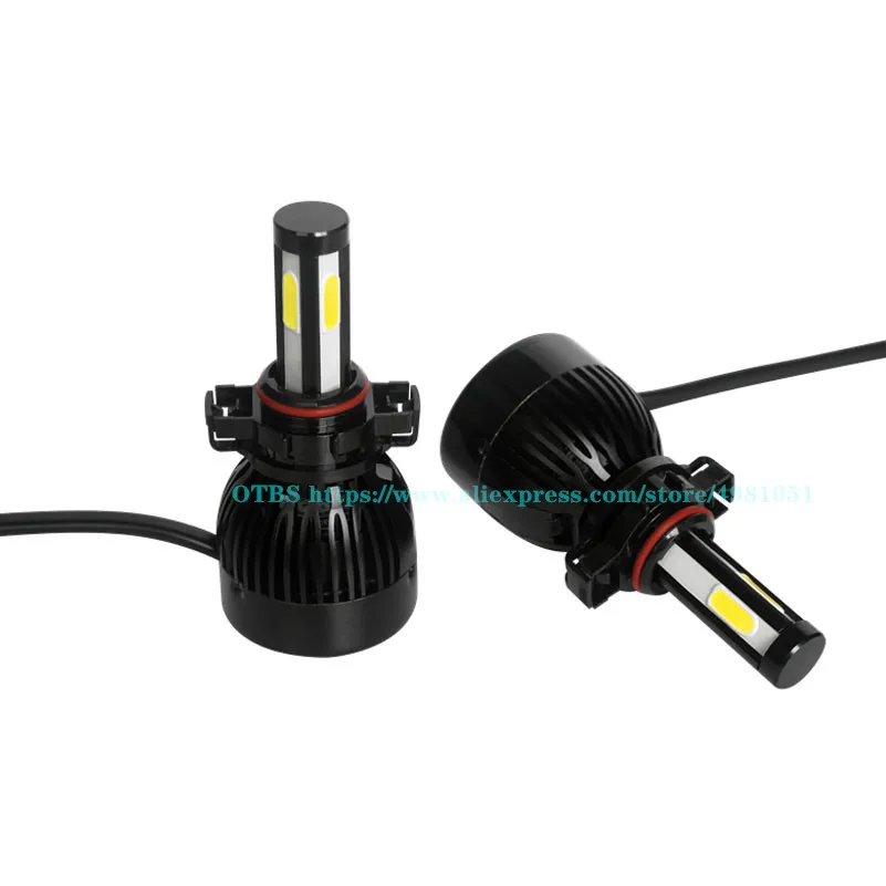 1 Pair Mini CANBUS H7 LED H4 D2S D1S D3S D4S H13 Car Headlight 4 Side Lighting Lamp 6000K 8000LM 12V Auto Fog | Автомобили и