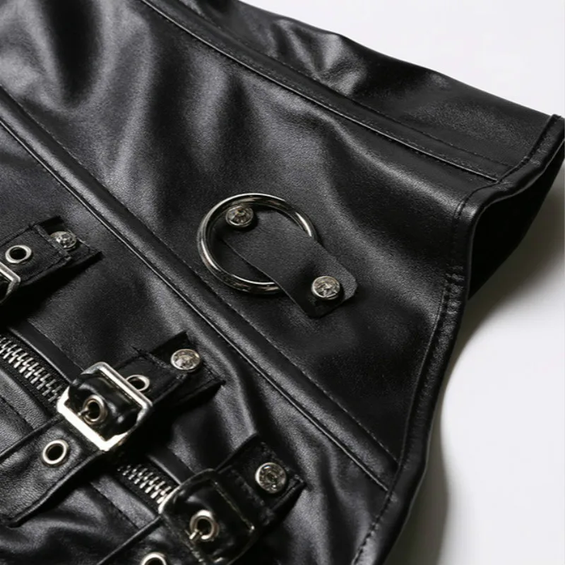 Sexy Women Leather Steampunk Gothic Style Waist Corset Overbust Black Underbust Buckle Female Clothing Bustier Plus Size 5XL New
Sexy Women Leather Steampunk Gothic Style Waist Corset Overbust Black Underbust Buckle Female Clothing Bustier Plus Size 5XL New